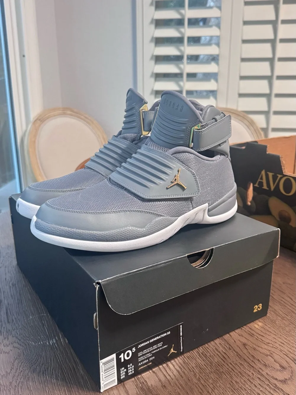 Air Jordan Generation 23 Cool Grey White Men’s Size 10.5 NEW OG Box AA1294-004